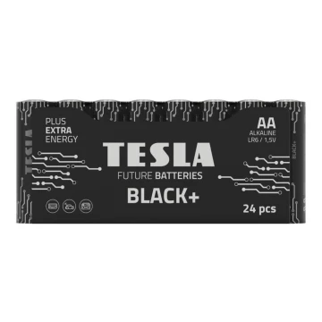 Tesla Batteries - 24 ks Alkalická batéria AA BLACK+ 1,5V 2800 mAh