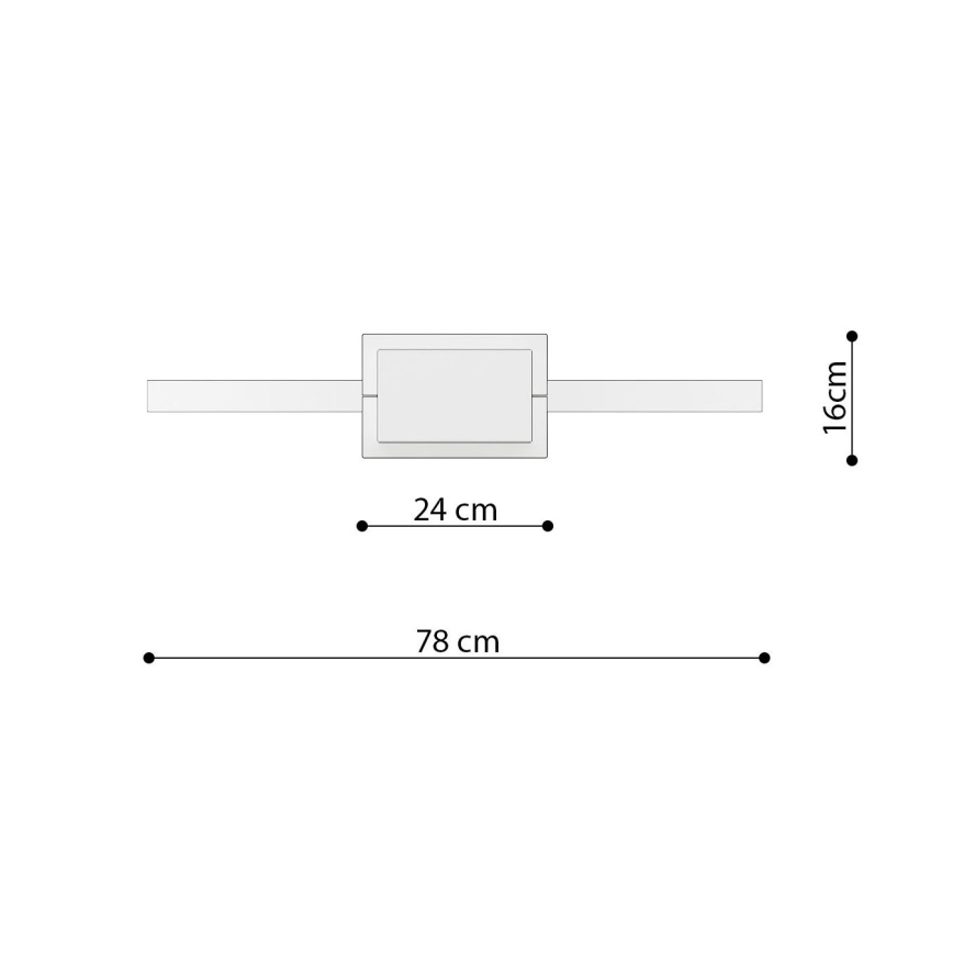 Thoro TH.249 - LED Luster na lanku RIO LED/50W/230V CRI90 4000K pr. 78 cm chróm