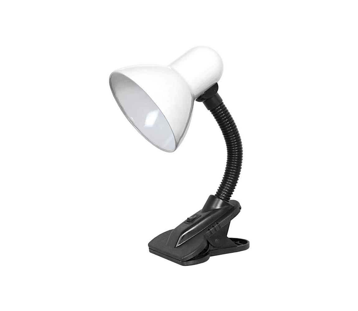 Top Light Top Light - Lampa s klipom 1xE27/60W/230V biela 