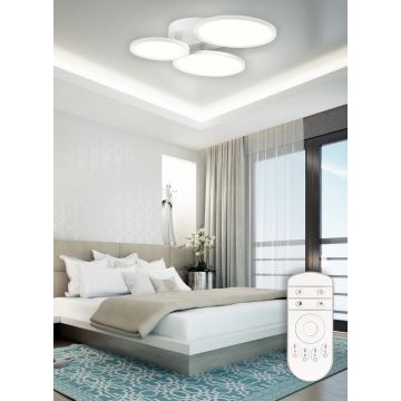 Top Light - LED Stmievateľný prisadený luster MERKUR LED/50W/230V 3000-6500K biela + diaľkové ovládanie
