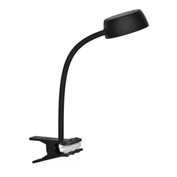 Top Light - LED Stolná lampa s klipom OLIVIA KL C LED/4,5W/230V čierna