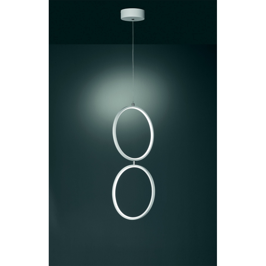 Trio - LED Stmievateľný luster na lanku RONDO 2xLED/11W/230V