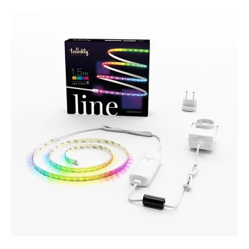 Twinkly - LED RGB Stmievateľný pásik LINE 100xLED 1,5 m Wi-Fi