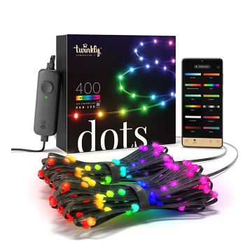 Twinkly - LED RGB Vonkajší stmievateľný pásik DOTS 400xLED 20 m IP44 Wi-Fi