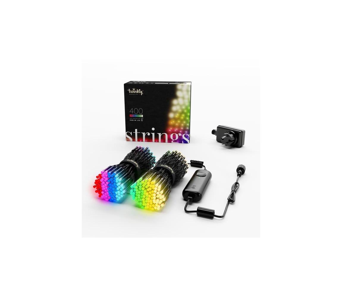 Obrázok Twinkly Světelný LED řetěz Twinkly Strings Multi-color RGB / White 400