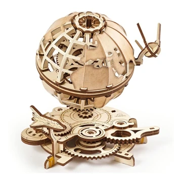 Ugears - 3D drevenené mechanické puzzle Glóbus