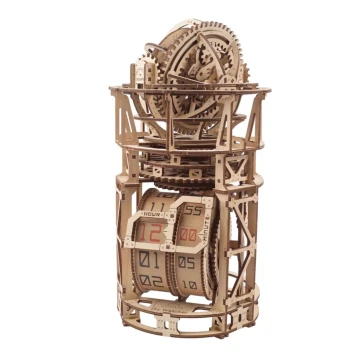 Ugears - 3D drevenené mechanické puzzle Hodinový strojček s tourbillonom