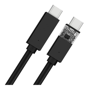 USB kábel USB-C 2.0 konektor 1m čierna