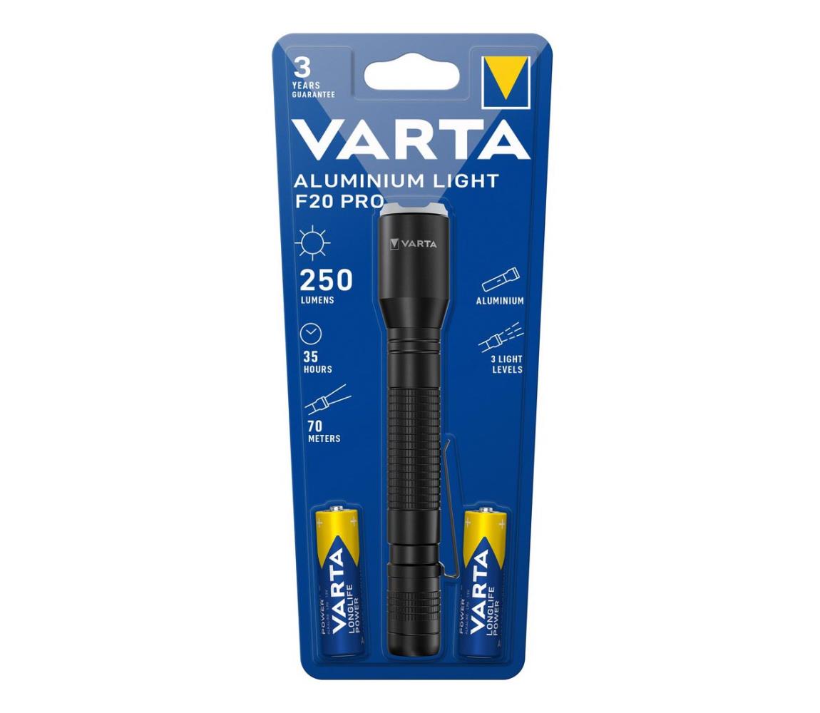 VARTA Varta 16607101421 - LED Baterka ALUMINIUM LIGHT LED/2xAA 