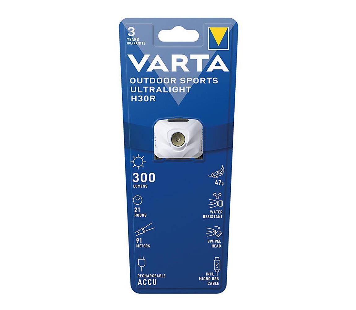 VARTA Varta 18631101401 - LED Stmievateľná nabíjacia čelovka OUTDOOR SPORTS LED/5V IPX4 