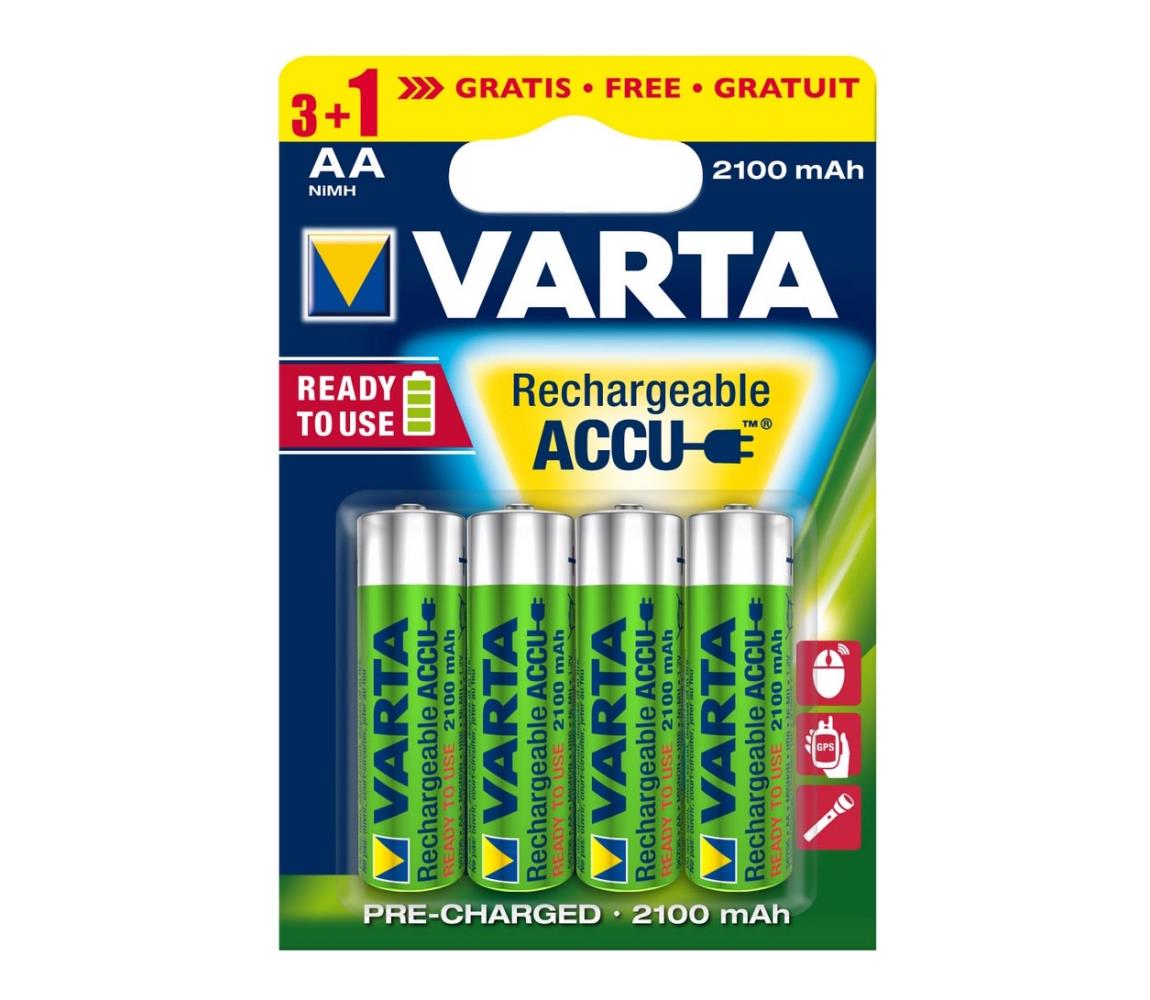 VARTA Varta 5675 - 3+1 ks Nabíjacia batéria ACCU AA Ni-MH/2100mAh/1,2V 