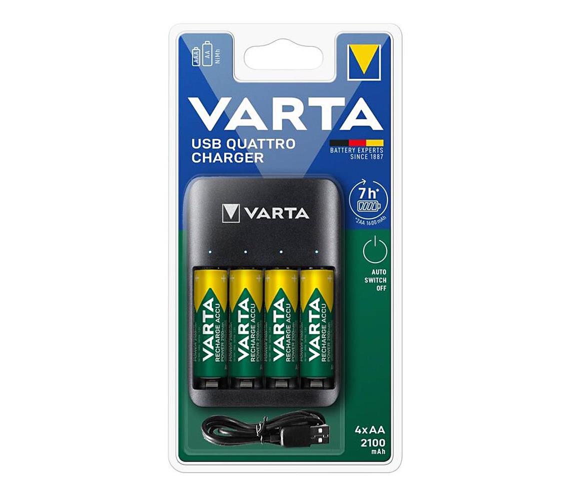 VARTA Varta 57652101451 - Nabíjačka batérií 4xAA/AAA 2100mAh 5V 