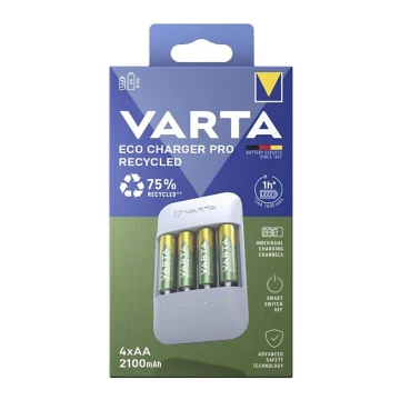 Varta 57683101121 - Nabíjačka batérií 4xAA/AAA 2100mAh 5V