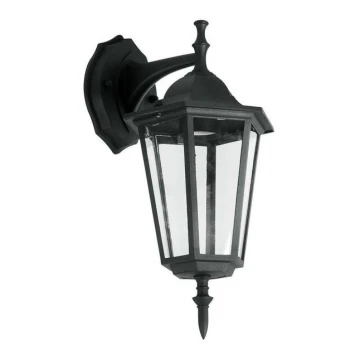 Vonkajšia nástenná lampa 1xE27/40W/230V IP44 čierna