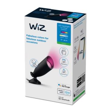 WiZ - LED RGBW Stmievateľné vonkajšie bodové svietidlo SPOT LED/4W/12V 2700K-5000K IP65 Wi-Fi