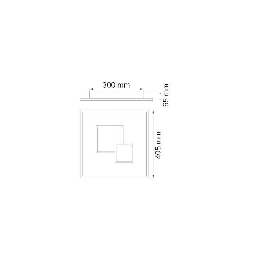 Wofi 11247 - LED Stmievateľné stropné svietidlo NADRA LED/27W/230V