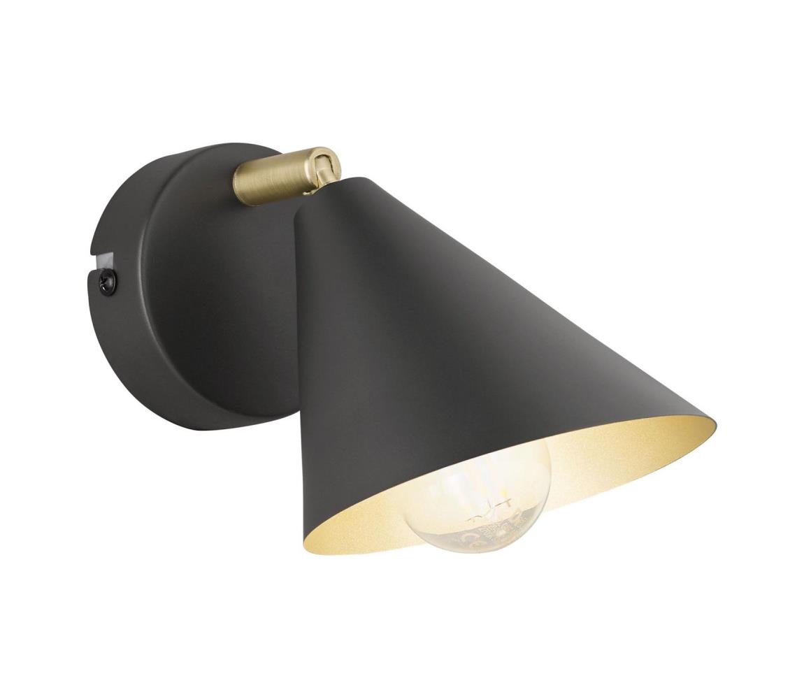 Wofi Wofi 70114G - Nástenná lampa GLORIA 1xE14/28W/230V 