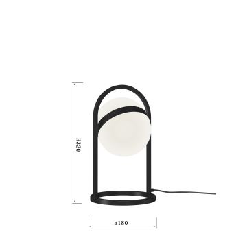 Wofi 8046-102 - LED Dotyková stmievateľná stolná lampa AVIGNON LED/10,5W/230V čierna