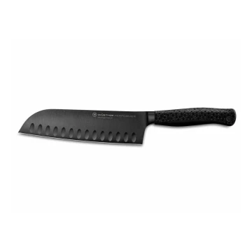 Wüsthof - Kuchynský nôž santoku PERFORMER 17 cm čierna