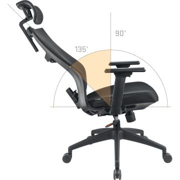Yenkee - Kancelárska stolička čierna