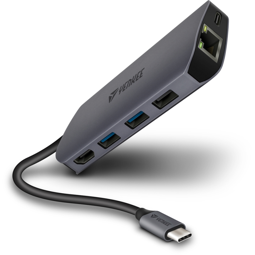 Yenkee - Viacportový adaptér 8v1 USB typu C