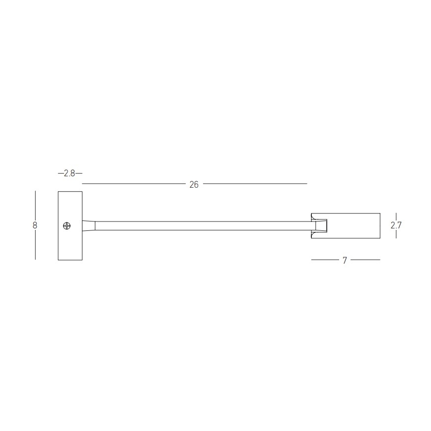 Zambelis 22049 - LED Flexibilná lampička LED/3W/230V CRI90 čierna