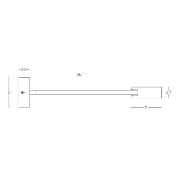 Zambelis 22050 - LED Flexibilná lampička LED/3W/230V CRI90 biela