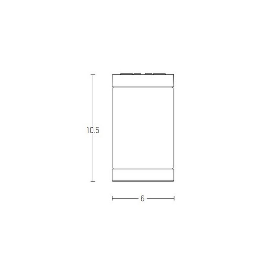 Zambelis E219 - Vonkajšie bodové svietidlo 1xGU10/7W/230V IP54 čierna