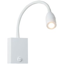 Zambelis H33 - LED Flexibilná lampička LED/3W/230V biela