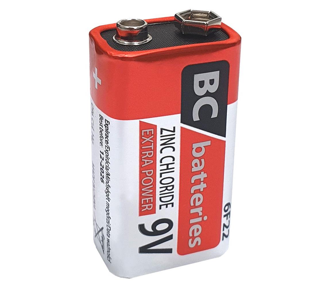 Zinkochloridová batéria 6F22 EXTRA POWER 9V