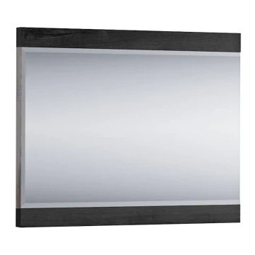 Zrcadlo LANDU 61,5x63,5 cm čierna