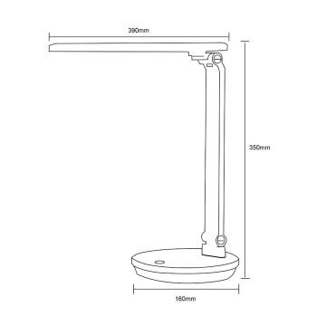 Zuma Line - LED Stolná lampa LED/5W/230V 3000-6000K čierna