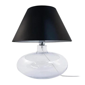 Zuma Line - Stolná lampa 1xE27/60W/230V čierna